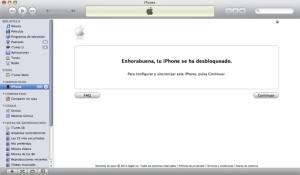 aviso itunes liberacion iphone