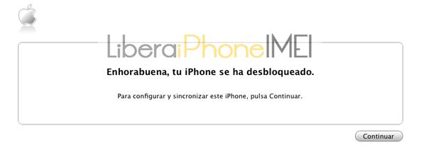 iPhone vodafone liberado