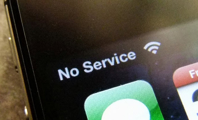 iPhone sin servicio en lista negra