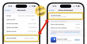 Comprobar la garantía de un iPhone