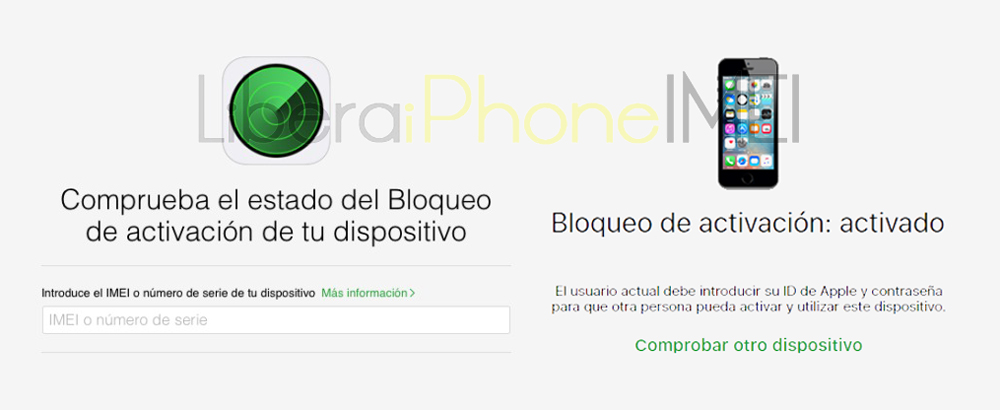 Antiguo check bloqueo icloud apple