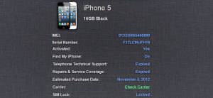¿Qué significa Initial, Applied y Next Tether Activation Policy de un iPhone?