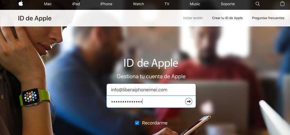 cambiar id de apple desde el pc