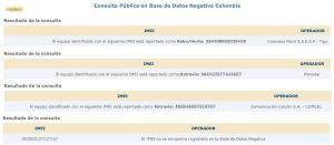 Colombia: solución para “el equipo identificado con el siguiente IMEI está reportado”