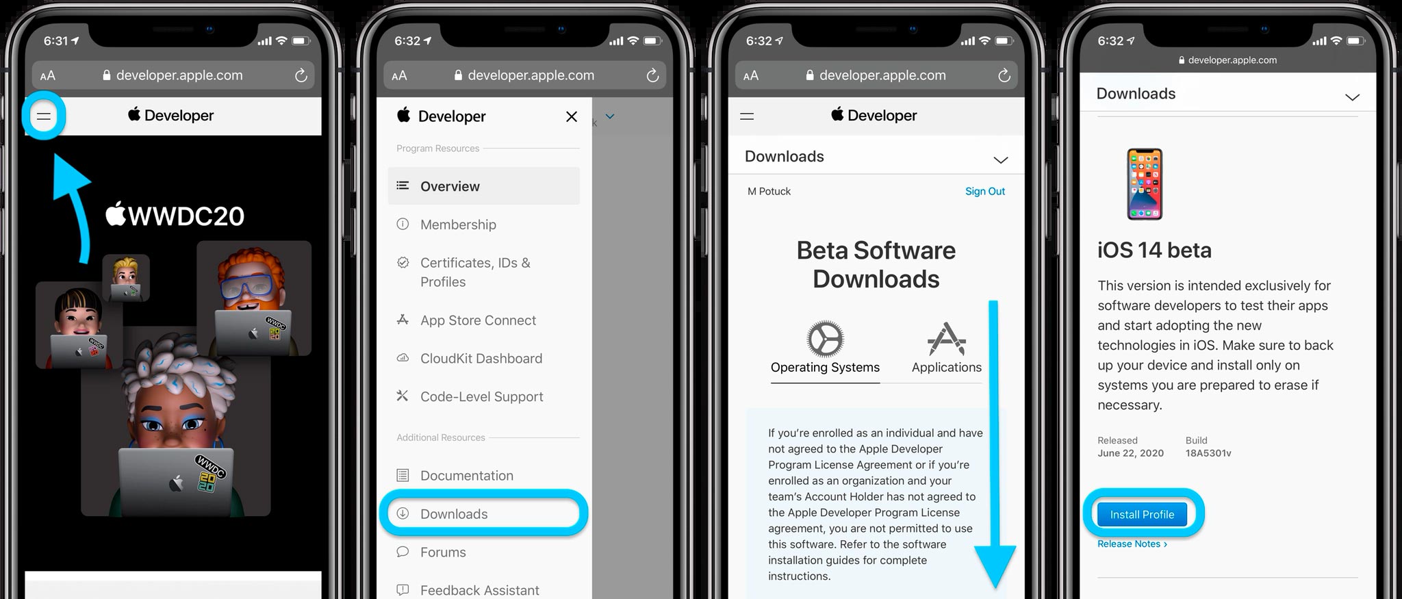 Como instalar beta de iOS 14