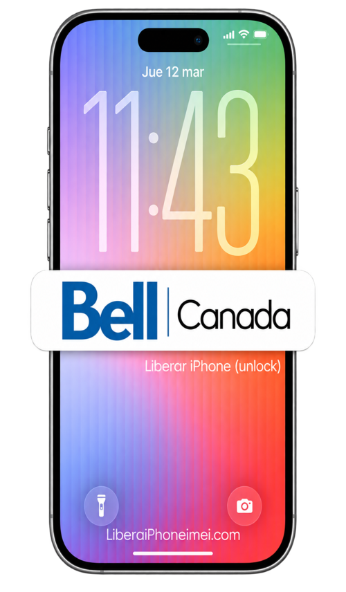 liberacion unlock para iphone Bell Canada