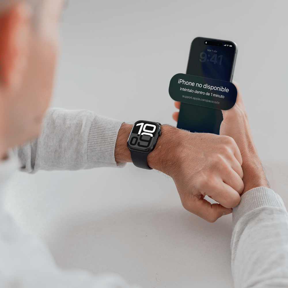 iPhone no disponible junto a un Apple Watch