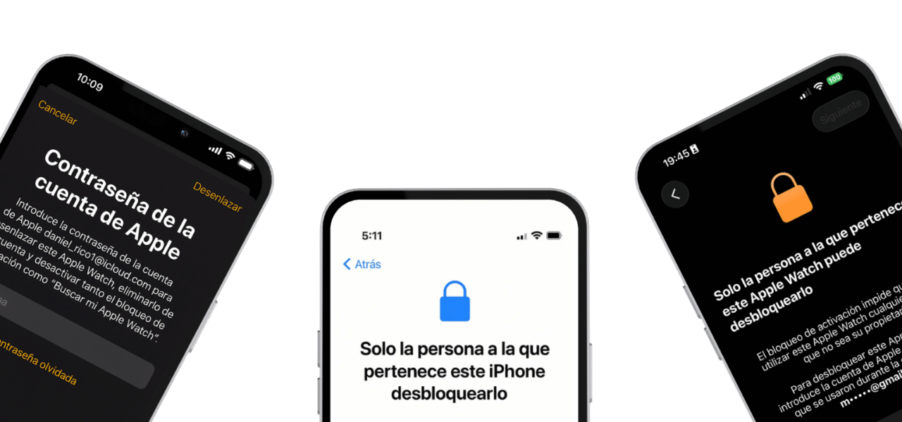 Bloqueo de activación de iCloud en iPhone y Apple Watch