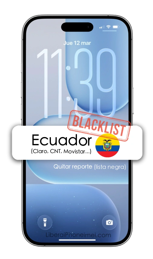 quitar reporte lista negra ecuador claro movistar tuenti cnt